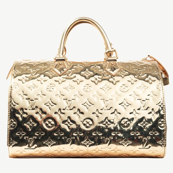 Louis Vuitton Speedy 30 Miroir Dore Monogram Miroir Boston Bag - Picture 4 of 14